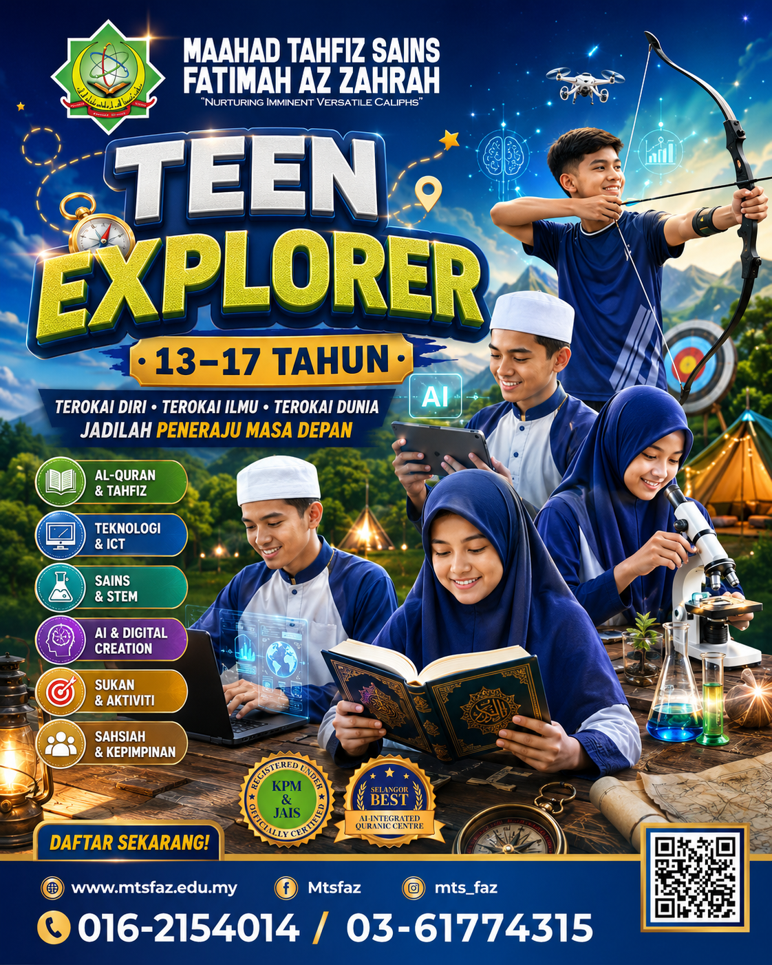 Teen Explorer 13-17 tahun